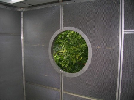 Foro di passaggio tubazione aspirazione ventilatore 